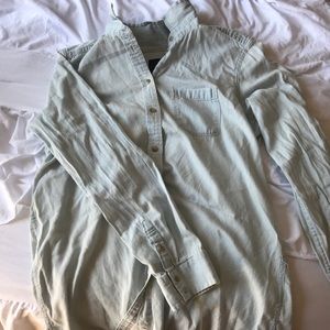 American eagle “Jean” button down top